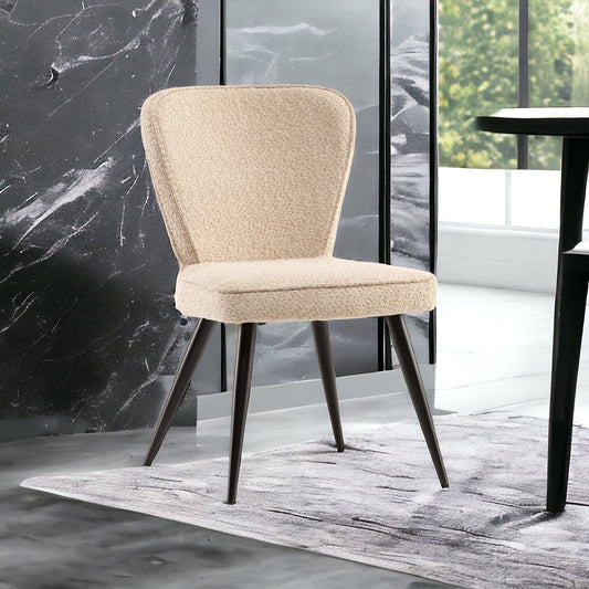 Flavia Dining Chair - Linen Boucle