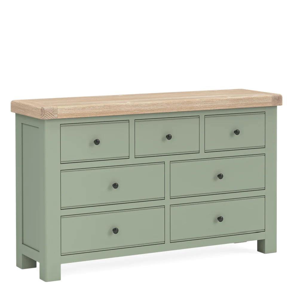 Toronto Seven Drawer Chest - Sage & Oak