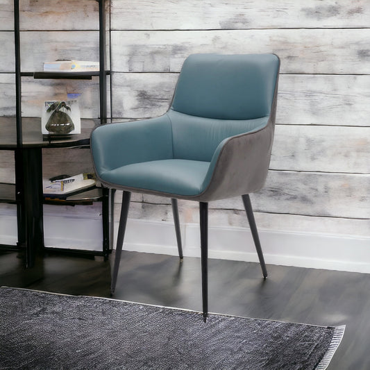 Coastal Dining Chair - Two Tone Lagoon