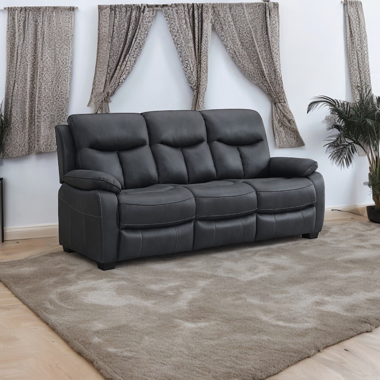 Conrad Sofa Sets - Slate Grey