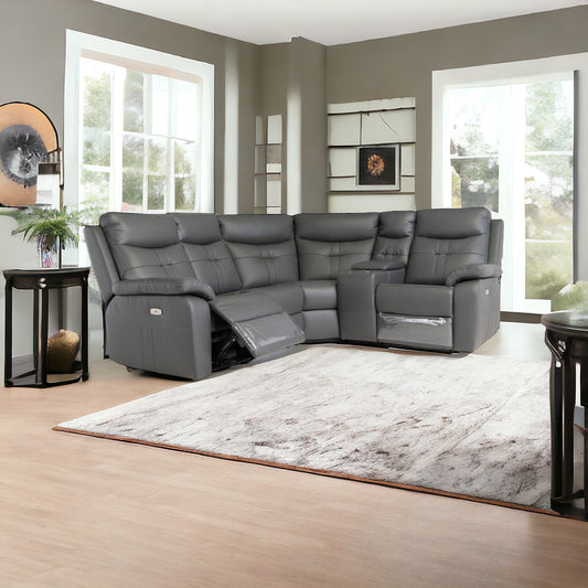 Lorenzo Corner Sofa - Charcoal