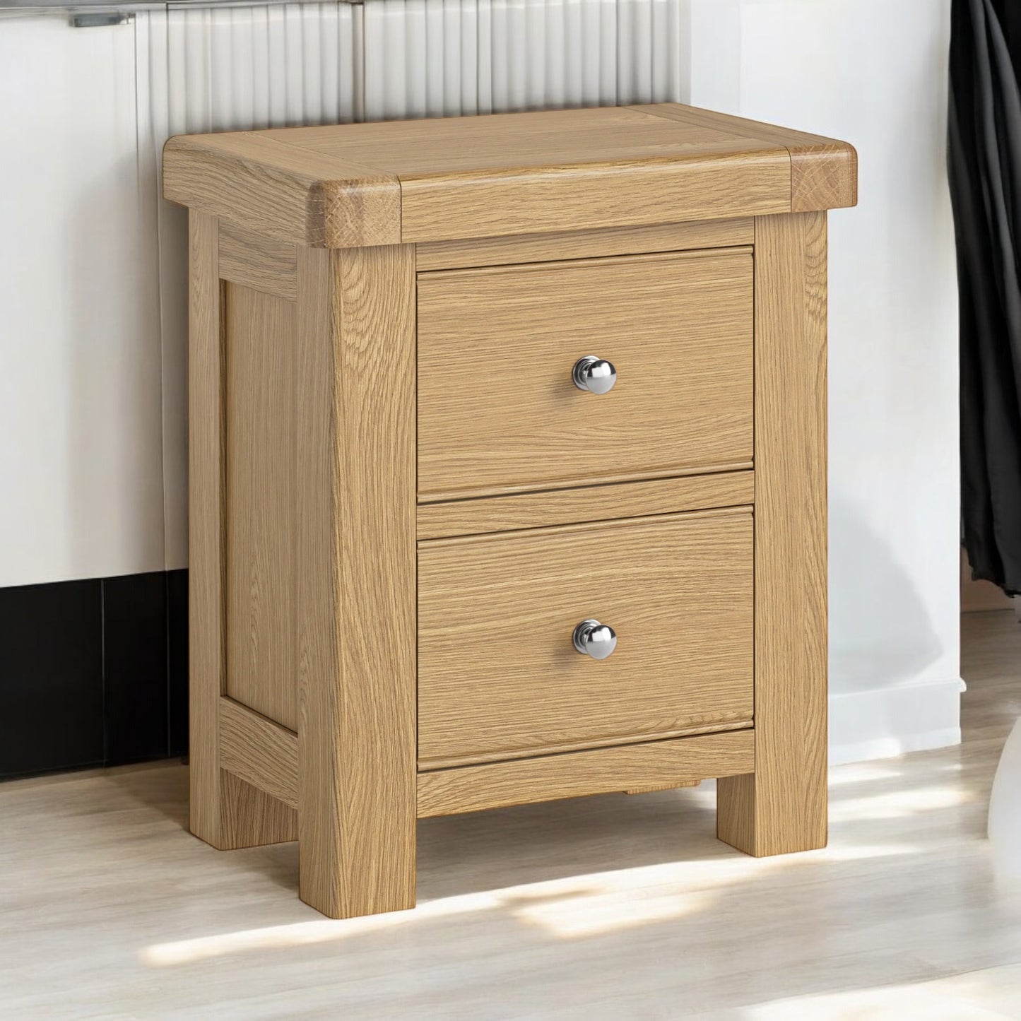 Toronto Bedside Locker - Oak