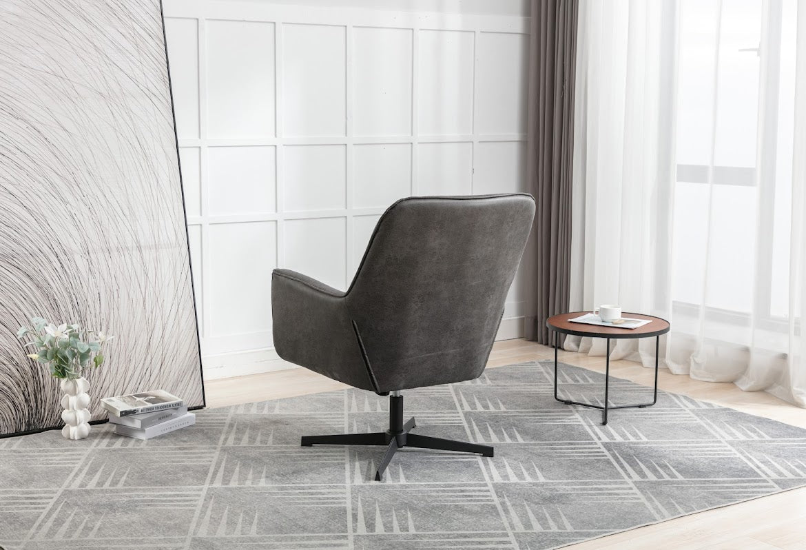 Felicia Swivel Chair - Grey