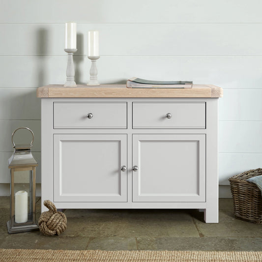 Toronto Medium Sideboard - Grey & Oak