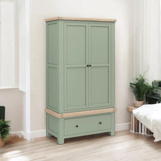 Toronto Double Wardrobe - Sage & Oak