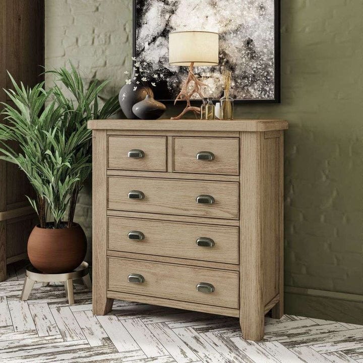 Heritage Oak Two Over Three Chest