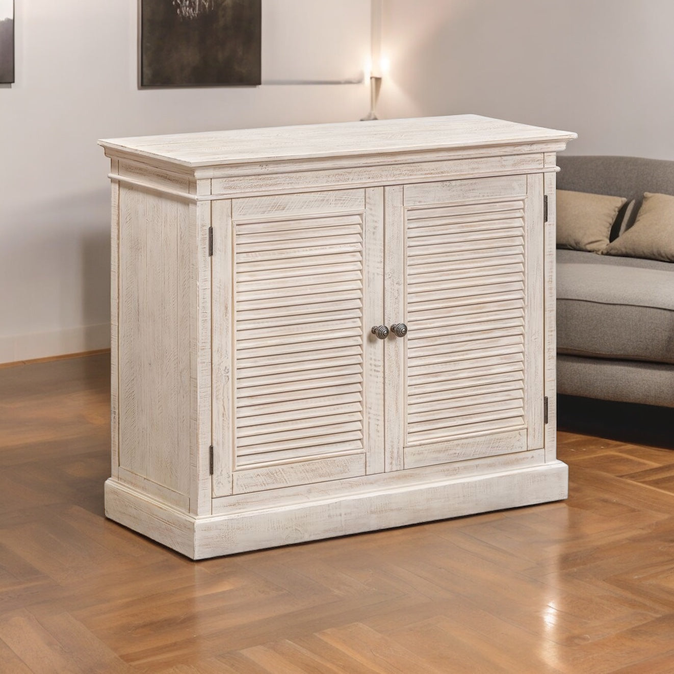 Florence Louvered Door Cupboard