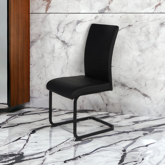 Layla Dining Chair - Black (Black Leg)