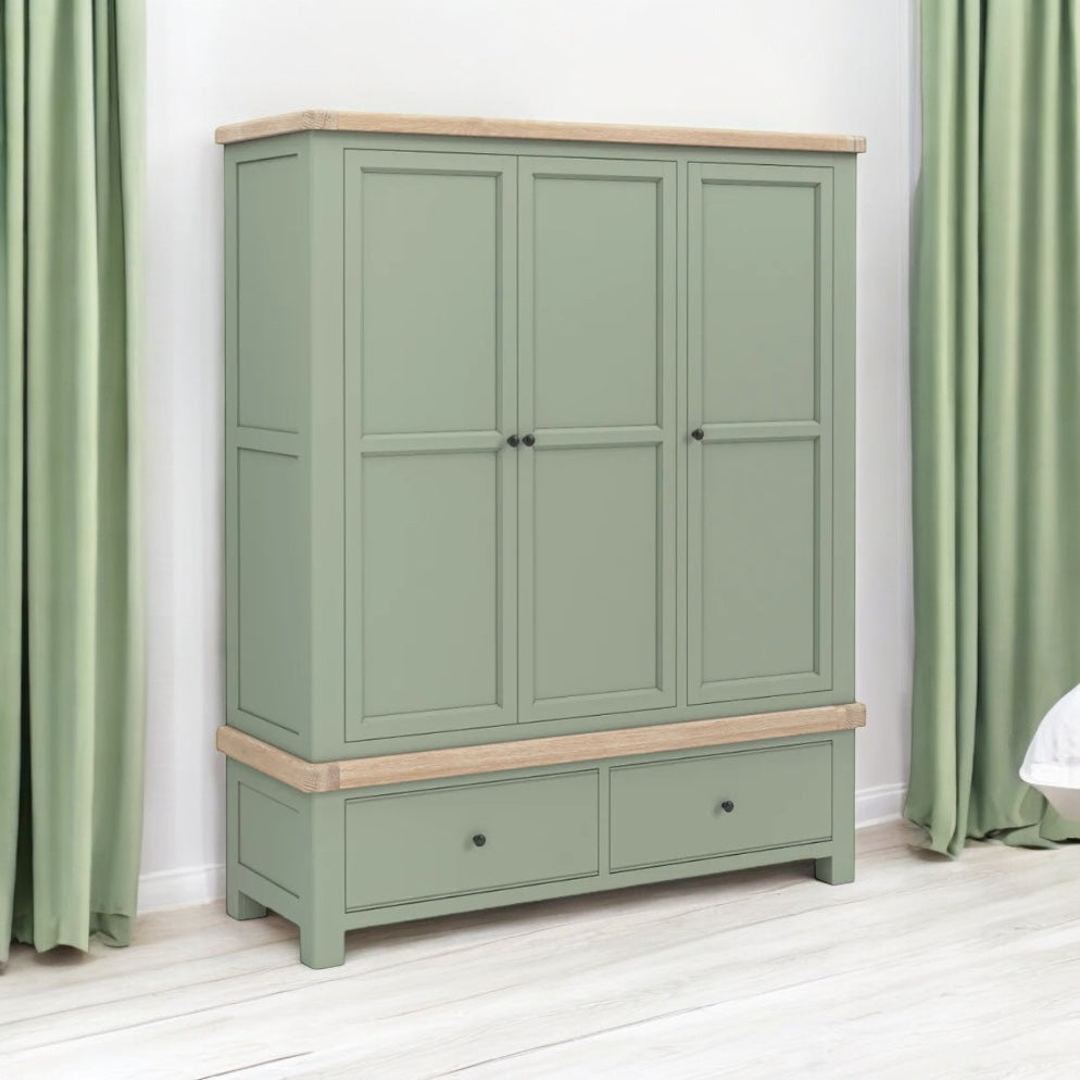 Toronto Triple Wardrobe - Sage & Oak